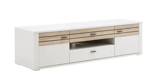 TV-Board Mantena | Modern White / Viking Oak