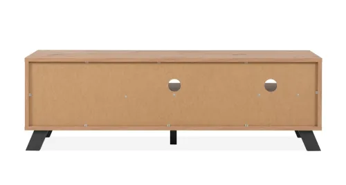 TV-Board Medan | mit 3D-Lamellen | Artisan Eiche / anthrazit