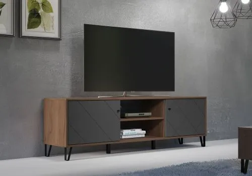 TV-Board Montez | Eiche Kraft Gold / Graphite
