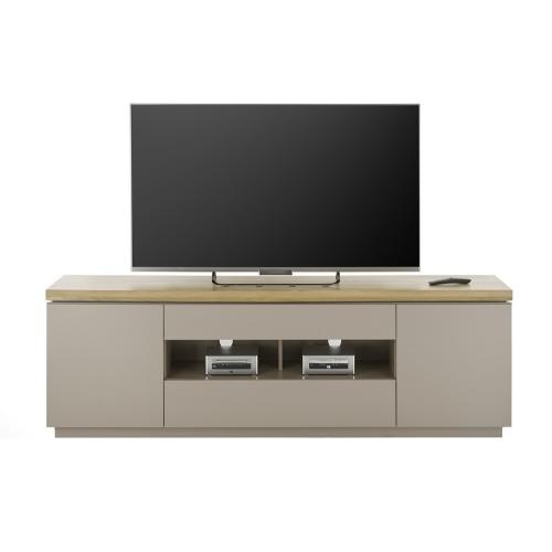 TV-Board Palamos | Akazie massiv | warmgrau | verschiedene Größen