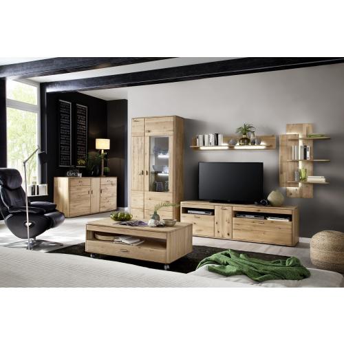 TV-Board Ravello 2 | Balkeneiche Bianco