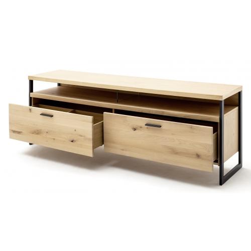 TV-Board Salerno | Balkeneiche / Eiche Bianco