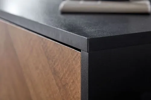 TV-Board Satia | Eiche | schwarz