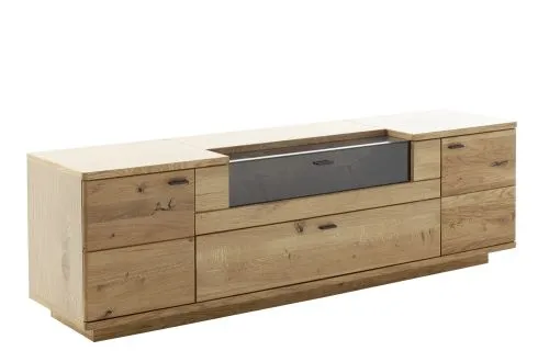 TV-Board Venedig | Naturfarben / Wildeiche | ohne Beleuchtung