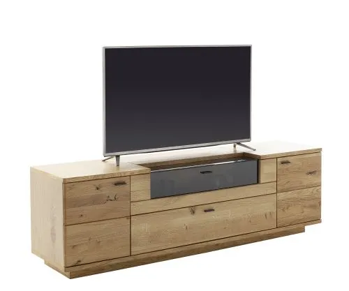 TV-Board Venedig | Naturfarben / Wildeiche | optional LED Beleuchtung