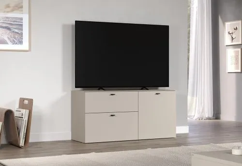 TV Lowboard Bellugi, Cashmere, Evoke Eiche – Ansicht 6