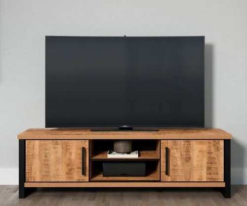 TV Lowboard Enna, Mango / Schwarz