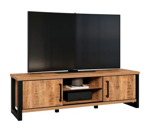 TV Lowboard Enna, Mango Dekor – Ansicht 2