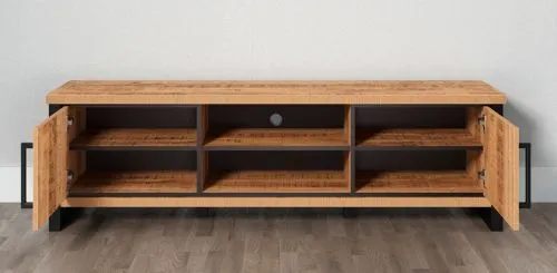 TV Lowboard Enna, Mango Dekor – Ansicht 4