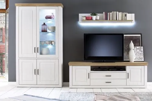 TV-Lowboard II Brixen | Landhaus modern | Pinie Aurelio / Grandson Oak