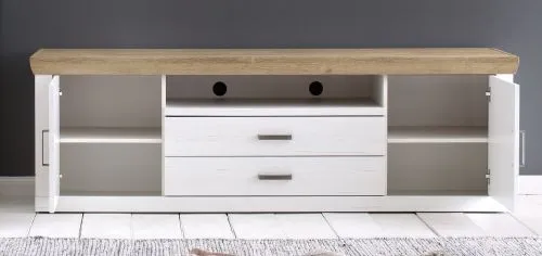 TV-Lowboard II Brixen | Landhaus modern | Pinie Aurelio / Grandson Oak