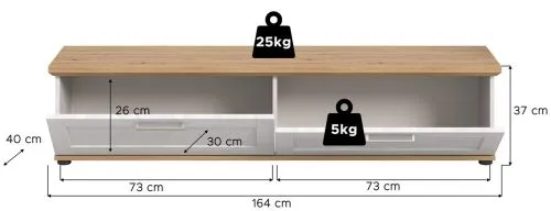TV Lowboard Verona | Sibiu Lärche