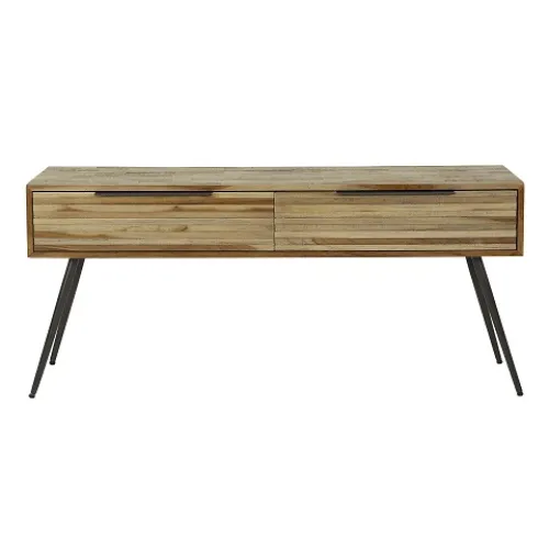 TV-Möbel Hanabi | mit Schubkästen | Teak Massivholz | verwittert