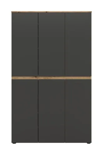 Universalschrank Scarpa | 105 x 175cm | anthrazit / Evoke Eiche