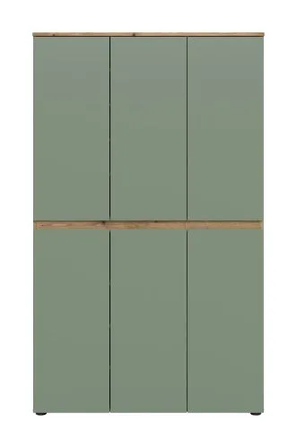 Universalschrank Scarpa | 105 x 175cm | Smoke green / Evoke Eiche