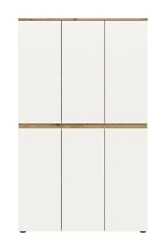 Universalschrank Scarpa | 105 x 175cm | weiß / Evoke Eiche