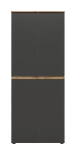 Universalschrank Scarpa | 70 x 175cm | anthrazit / Evoke Eiche