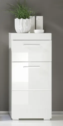 Unterschrank Amanda | weiß Hochglanz