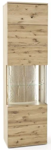 Vitrine 1 Santori | Eiche Bianco | ohne Beleuchtung