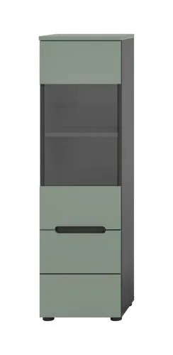Vitrine Canu | Smoke Green / Basalt Grau