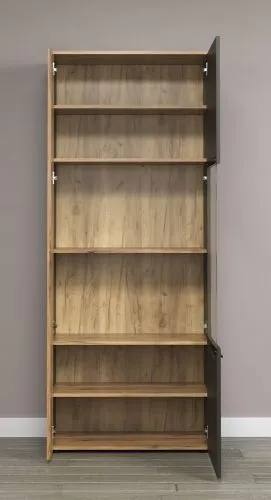 Vitrine Esteban 1 | Anthrazit / Coast Evoke Oak