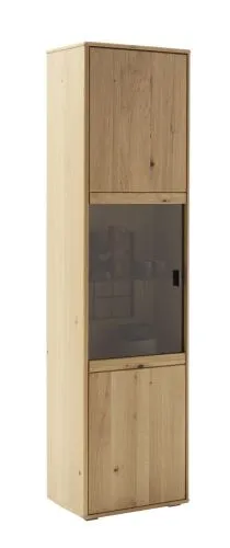 Vitrine Freeport | Ast-/Balkeneiche | LED Beleuchtung