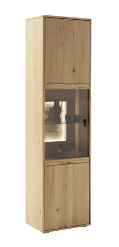 Vitrine Freeport | Ast-/Balkeneiche | ohne Beleuchtung