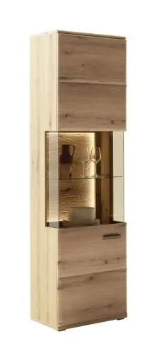 Vitrine Naxos | Eiche Evoke | ohne Beleuchtung