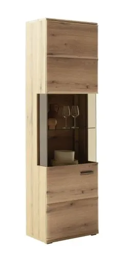 Vitrine Naxos | Eiche Evoke | ohne Beleuchtung