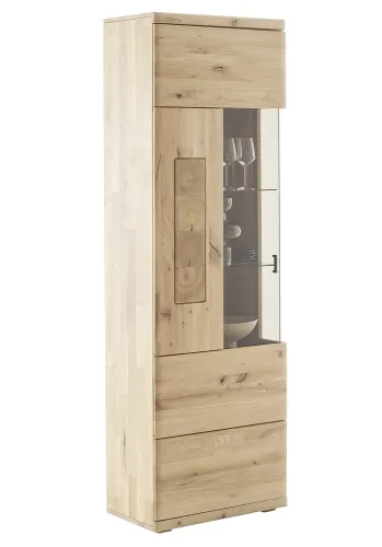 Vitrine Palma | Asteiche / Balkeneiche | ohne Beleuchtung