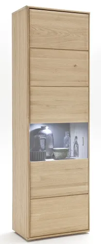 Vitrine Tarragona (R) | Eiche Bianco | ohne Beleuchtung