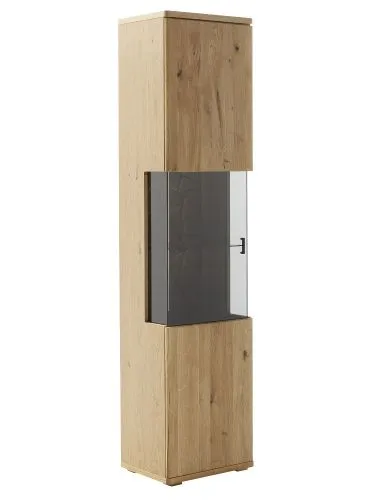 Vitrine Venedig | Naturfarben / Wildeiche | optional LED Beleuchtung