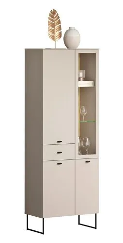 Vitrine Vitrinenschrank Bellugi, Cashmere Dekor – Ansicht 2