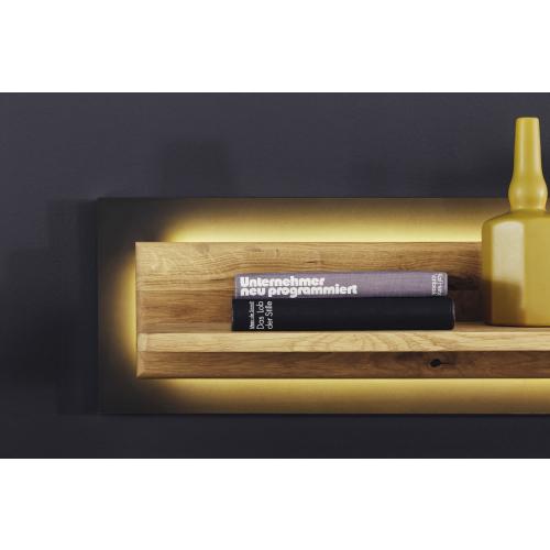 Wandboard Arezzo | Wildeiche / anthrazit