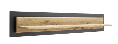 Wandboard Arezzo | Wildeiche / anthrazit ohne Beleuchtung