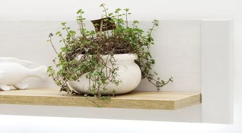 Wandboard Brixen, Weiß Pinie Dekor, Landhausstil – Ansicht 4