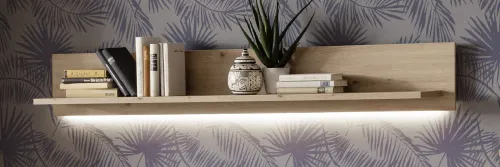 Wandboard Buenos Aires | Balkeneiche | LED Beleuchtung ohne Beleuchtung