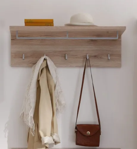 Wandboard Garderobenpaneel Malea | Eiche San Remo hell