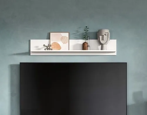 Wandboard Ice | mit Ablageboden | weiß