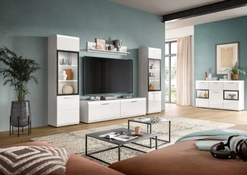 Wandboard Ice | mit Ablageboden | weiß