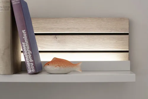 Wandboard Louisiana | Modern White | mit Beleuchtung