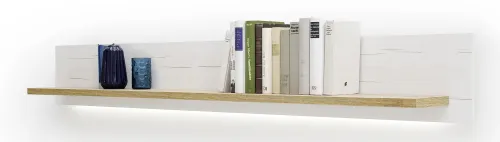 Wandboard Madrid | Pinie Aurelio/ Grandson Oak | LED Beleuchtung ohne Beleuchtung