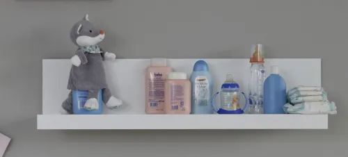 Wandboard Ole | weiß | Wandregal | Landhaus