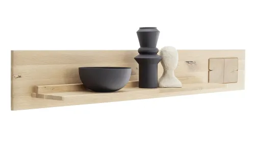 Wandboard Palma | Ast / Balkeneiche | optional LED Beleuchtung