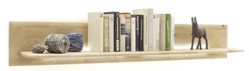 Wandboard Ravello | Balkeneiche Bianco | LED Beleuchtung ohne Beleuchtung