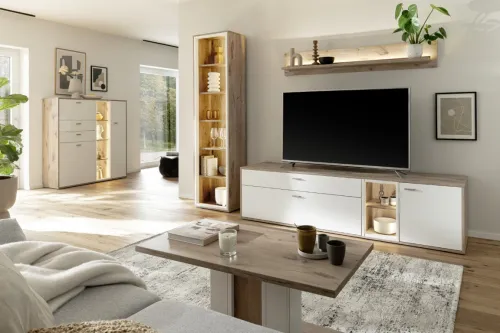 Wandboard Santerno | Viking Oak | mit Beleuchtung