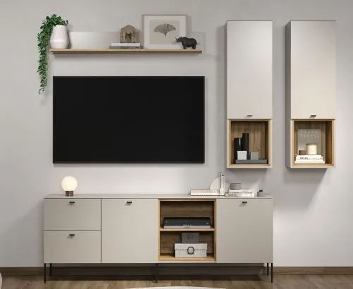 Wandboard Sao Paulo, Kaschmir Dekor, Wandmontiertes Board mit ebener Ablage – Ansicht 5