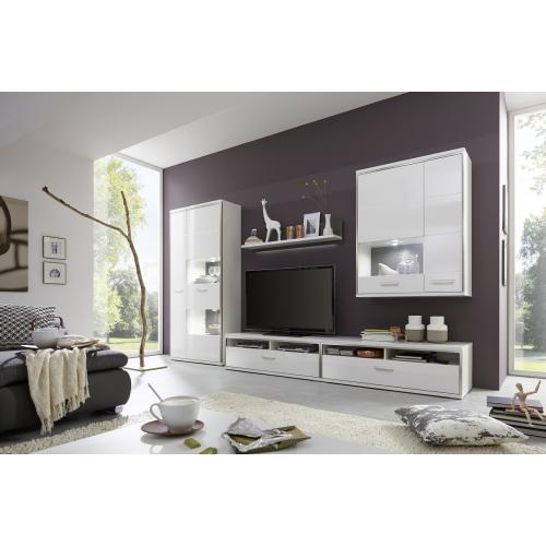 Wandboard Trento | weiß Hochglanz | LED Beleuchtung