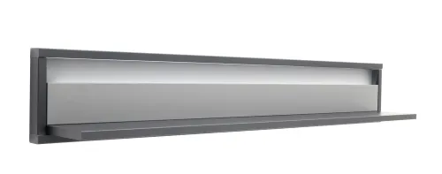 Wandboard Wandregal Luxor | Royal Grey / anthrazit | LED Beleuchtung ohne Beleuchtung