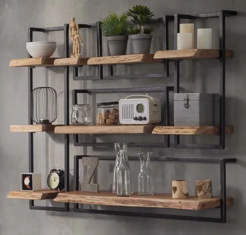 Wandboard Wandregal Shani 3 | Akazie massiv